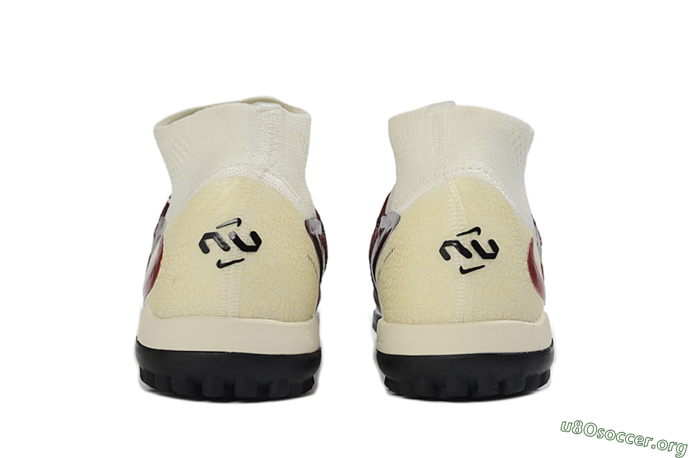 Nike Phantom 6 Elite High TF Football Shoes - Maroon/Sand/Crimson 5