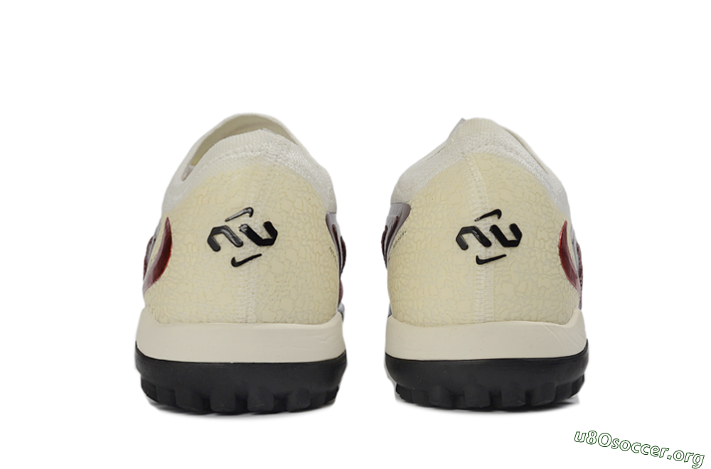 Nike Phantom 6 Elite Low TF Football Shoes - Maroon/Crimson Red/Classic White 5