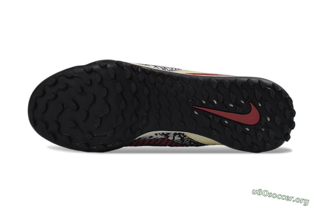 Nike Phantom 6 Elite Low TF Football Shoes - Maroon/Crimson Red/Classic White 7