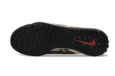 Nike Phantom 6 Elite Low TF Football Shoes - Maroon/Crimson Red/Classic White