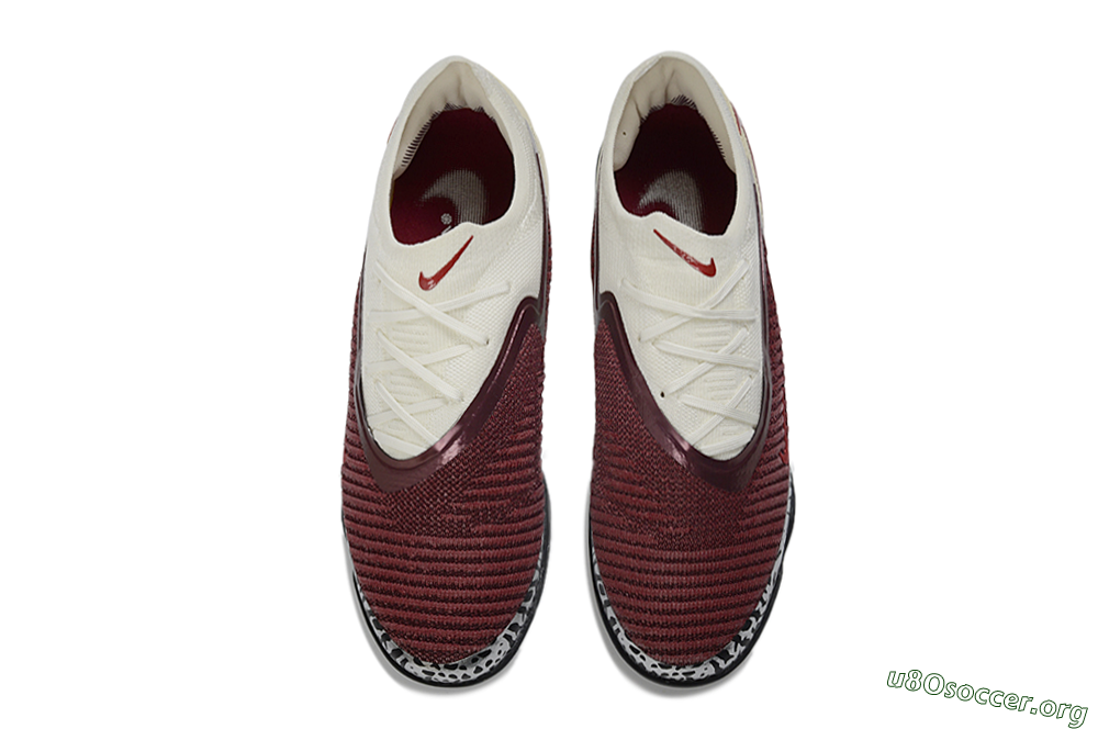 Nike Phantom 6 Elite Low FG Football Boots - Red/Cream/Black 4