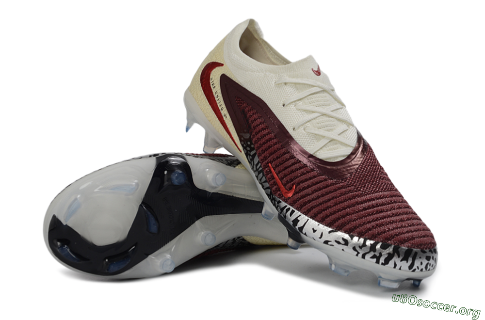 Nike Phantom 6 Elite Low FG Football Boots - Red/Cream/Black 0