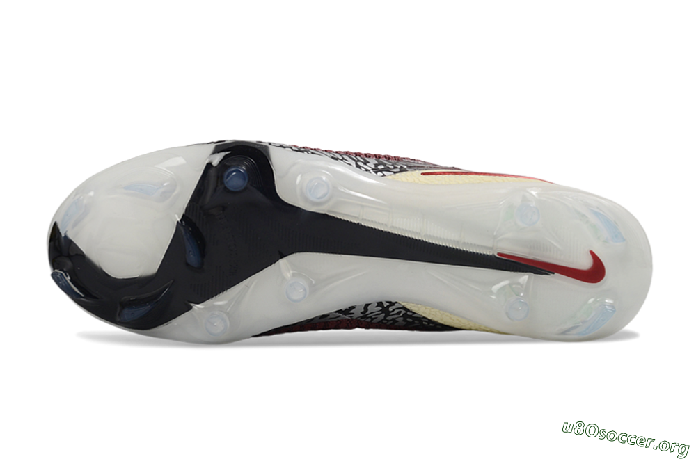 Nike Phantom 6 Elite Low FG Football Boots - Red/Cream/Black 6