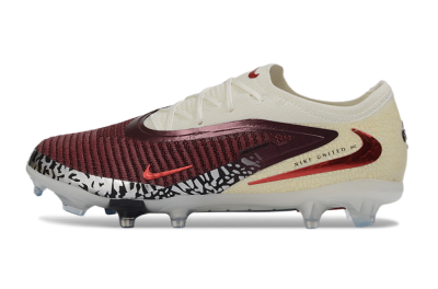 Nike Phantom 6 Elite Low FG Football Boots - Red/Cream/Black