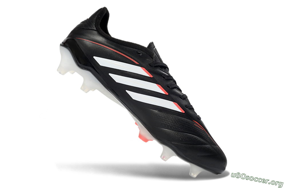 Adidas Copa Pure 3 FG Football Boots - Black/Vibrant Red/Frosted White 4