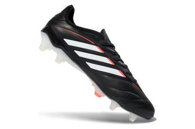 Adidas Copa Pure 3 FG Football Boots - Black/Vibrant Red/Frosted White