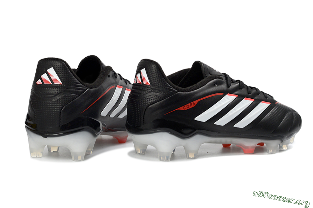 Adidas Copa Pure 3 FG Football Boots - Black/Vibrant Red/Frosted White 6