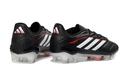 Adidas Copa Pure 3 FG Football Boots - Black/Vibrant Red/Frosted White