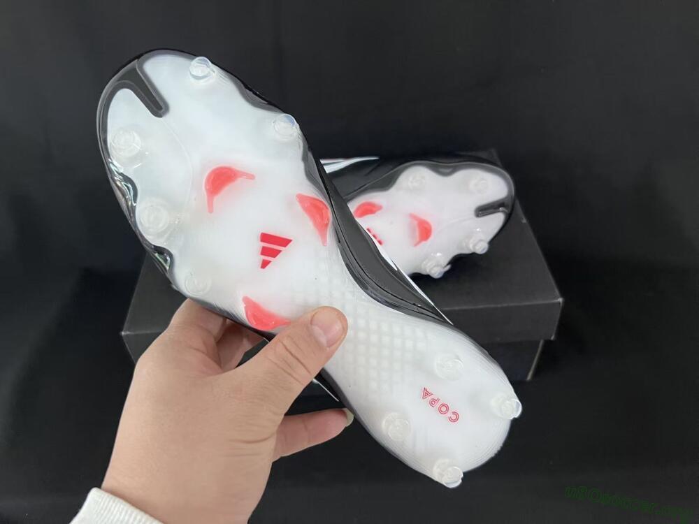 Adidas Copa Pure 3 FG Football Boots - Black/Vibrant Red/Frosted White