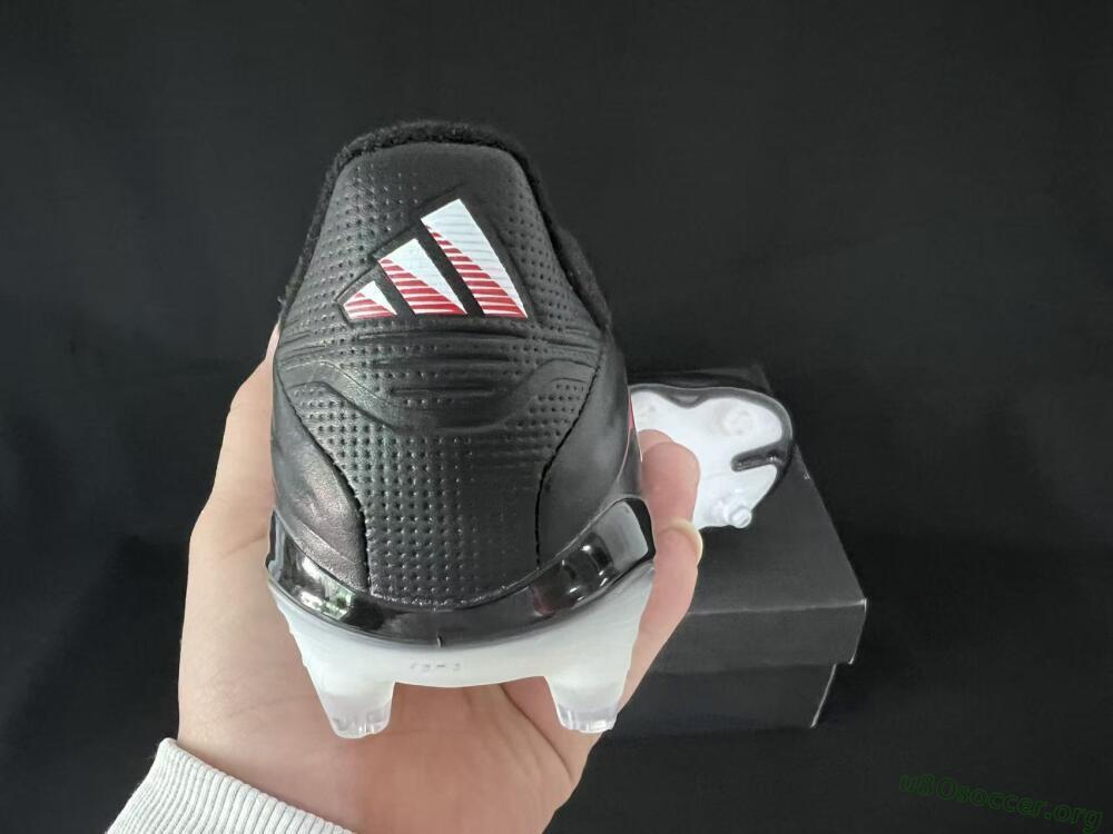 Adidas Copa Pure 3 FG Football Boots - Black/Vibrant Red/Frosted White