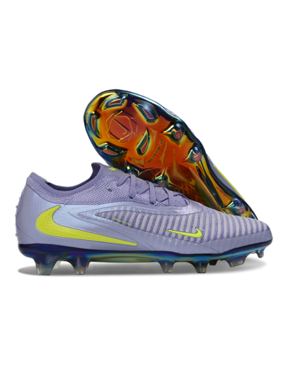 Nike Phantom 6 Elite Low FG Football Boots - Purple/Neon Lime/Silver