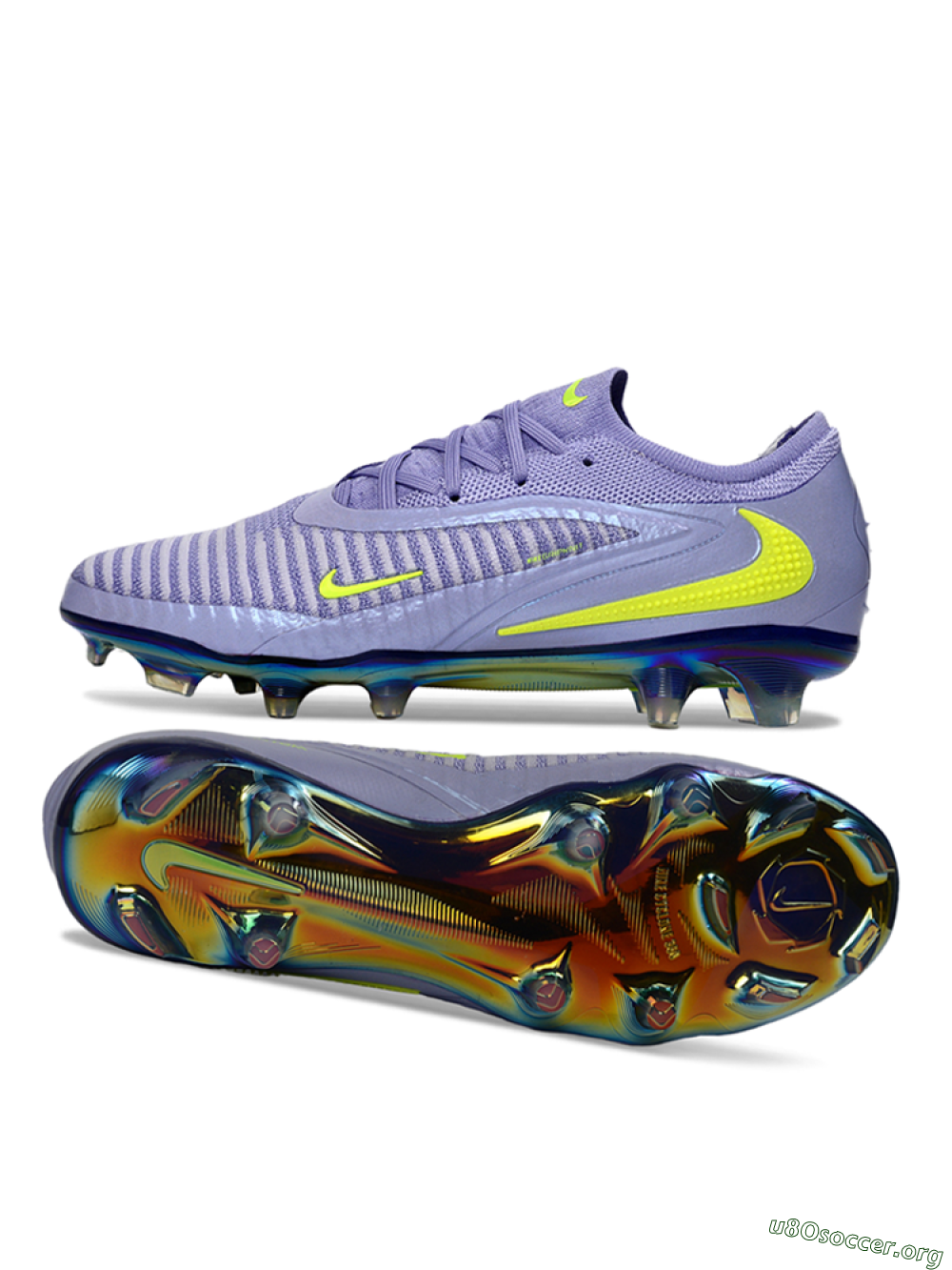Nike Phantom 6 Elite Low FG Football Boots - Purple/Neon Lime/Silver 1