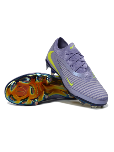 Nike Phantom 6 Elite Low FG Football Boots - Purple/Neon Lime/Silver