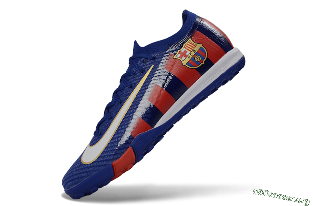 Nike Air Zoom Mercurial Vapor 16 Elite TF Football Boots - Blue/Crimson Red/Night Sky 5