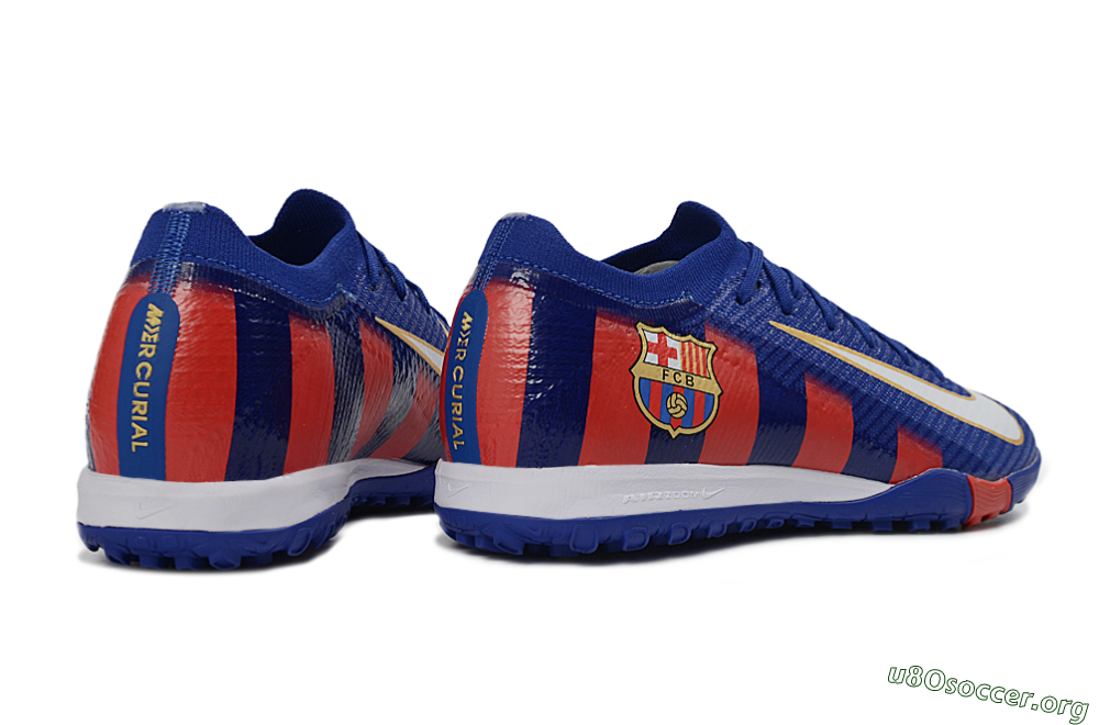 Nike Air Zoom Mercurial Vapor 16 Elite TF Football Boots - Blue/Crimson Red/Night Sky 6