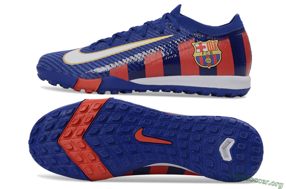 Nike Air Zoom Mercurial Vapor 16 Elite TF Football Boots - Blue/Crimson Red/Night Sky 1