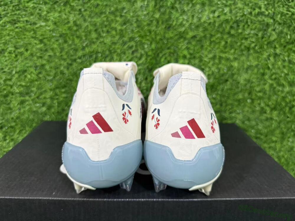 Adidas Predator 25 Elite Fold-Over Tongue FG Football Boots - White/Crimson/Slate