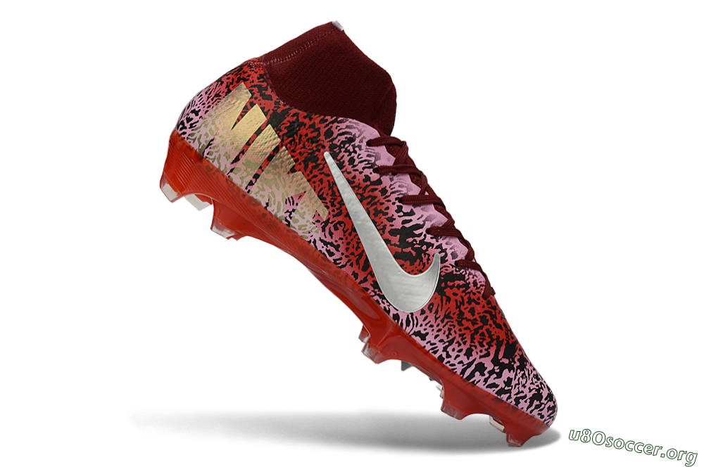 Nike Air Zoom Mercurial Superfly 10 Elite FG Football Boots - Pink/Crimson Red/Black 4