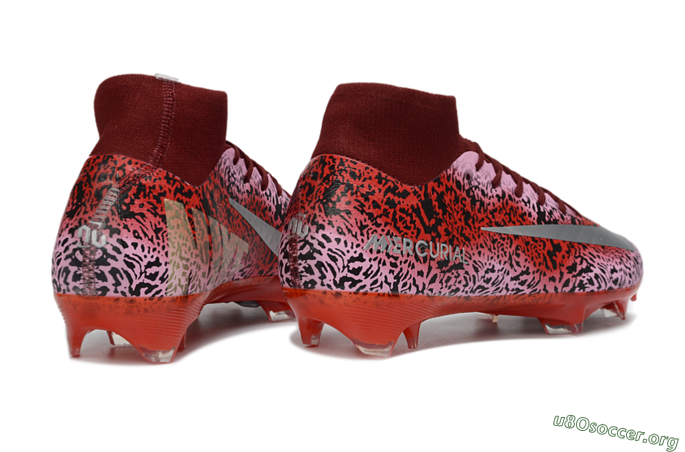 Nike Air Zoom Mercurial Superfly 10 Elite FG Football Boots - Pink/Crimson Red/Black 6