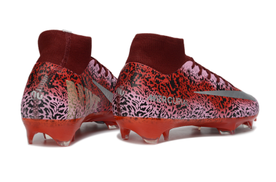 Nike Air Zoom Mercurial Superfly 10 Elite FG Football Boots - Pink/Crimson Red/Black