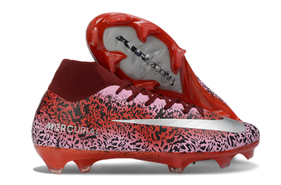 Nike Air Zoom Mercurial Superfly 10 Elite FG Football Boots - Pink/Crimson Red/Black
