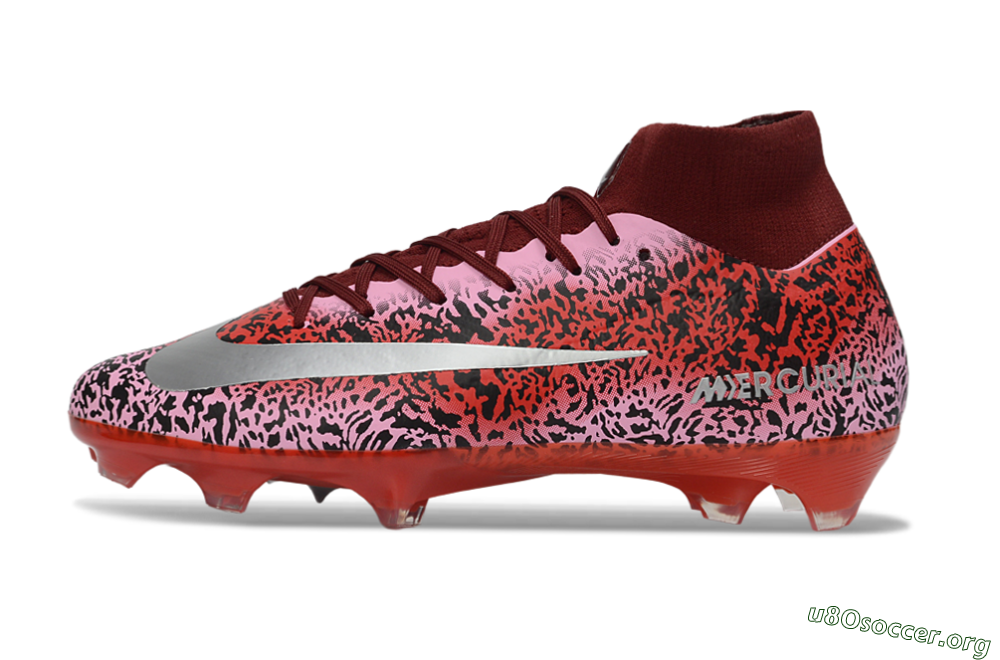 Nike Air Zoom Mercurial Superfly 10 Elite FG Football Boots - Pink/Crimson Red/Black 3