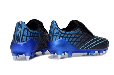 Adidas F50 Spider Elite SG Football Boots - Black/Electric Blue/Graphite