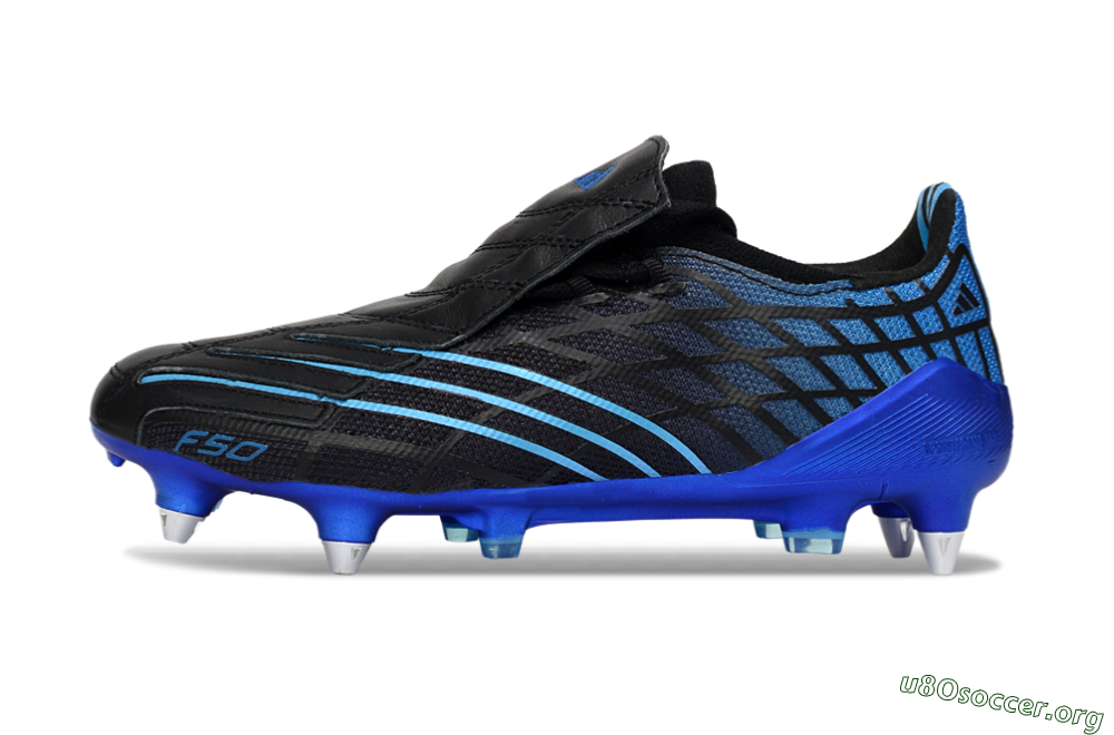 Adidas F50 Spider Elite SG Football Boots - Black/Electric Blue/Graphite 3