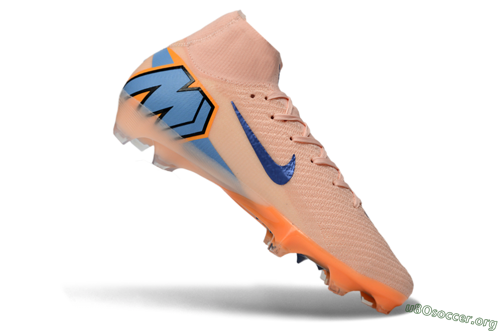 Nike Air Zoom Mercurial Superfly 10 Elite FG Football Boots - Peach/Coral Breeze/Deep Ocean 4