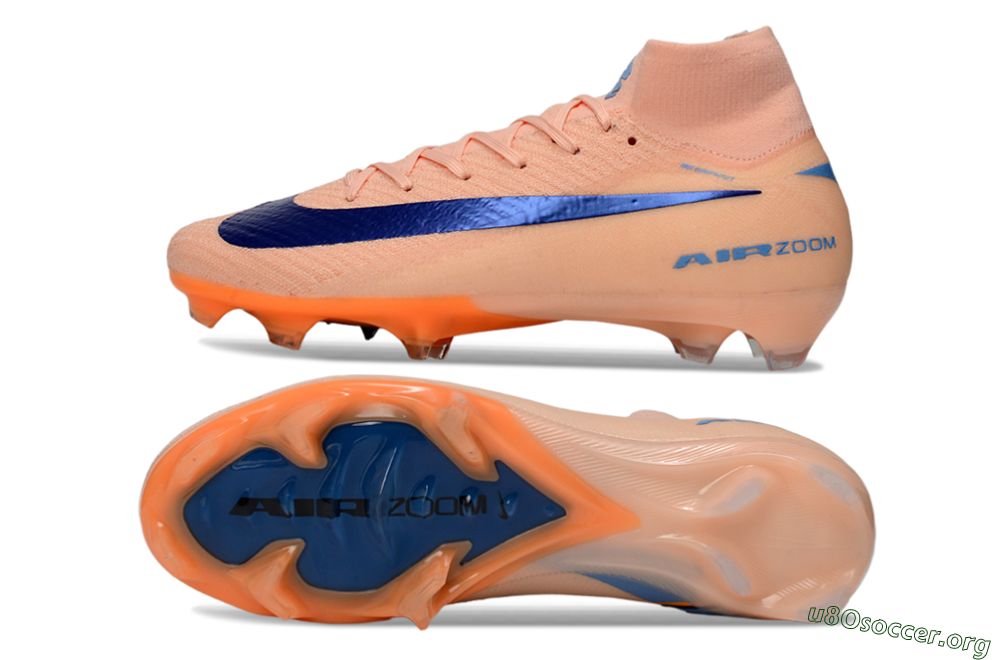 Nike Air Zoom Mercurial Superfly 10 Elite FG Football Boots - Peach/Coral Breeze/Deep Ocean 1