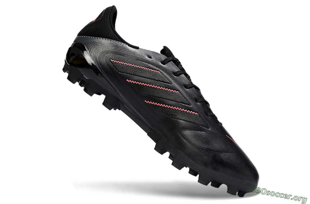 Adidas Copa Pure 3 FG Football Boots - Black/Crimson Red/Graphite Gray 4