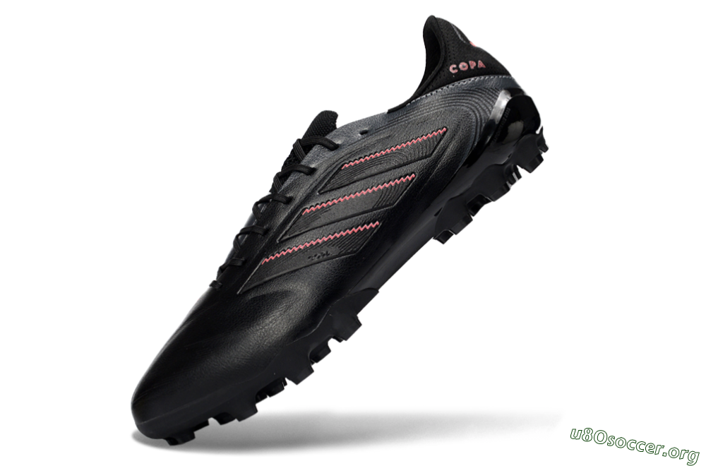 Adidas Copa Pure 3 FG Football Boots - Black/Crimson Red/Graphite Gray 5