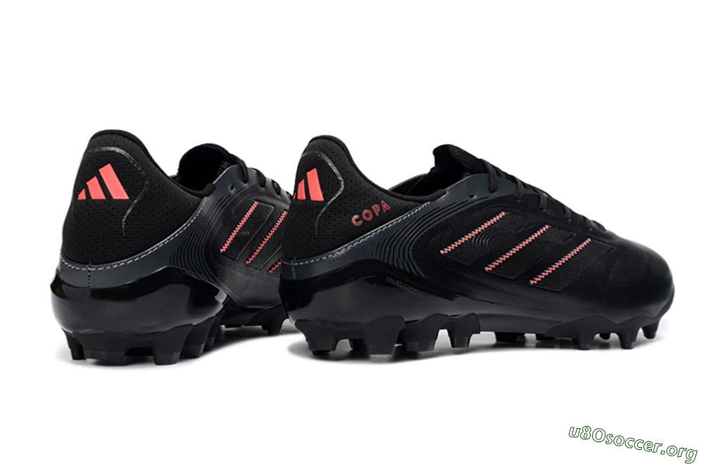 Adidas Copa Pure 3 FG Football Boots - Black/Crimson Red/Graphite Gray 6