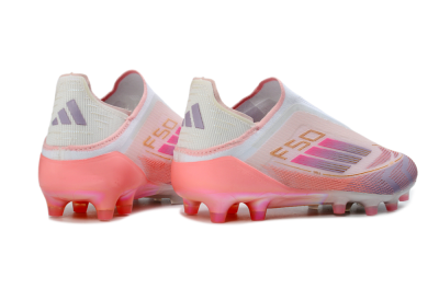 Adidas F50 304 Elite Laceless AG Football Boots - Pink/Coral Pink/Soft Lilac