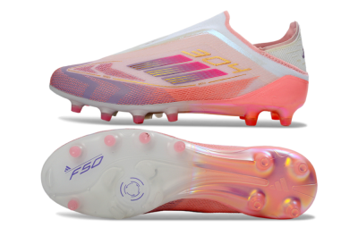 Adidas F50 304 Elite Laceless AG Football Boots - Pink/Coral Pink/Soft Lilac
