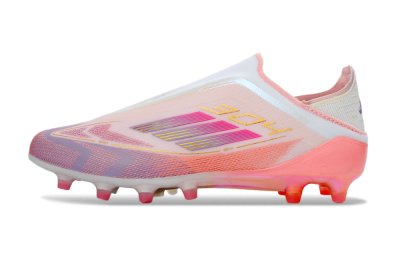 Adidas F50 304 Elite Laceless AG Football Boots - Pink/Coral Pink/Soft Lilac