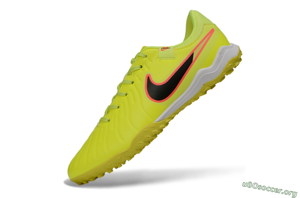 Nike Tiempo Legend 10 Academy TF Football Shoes - Yellow/Electric Green/Hot Pink 5