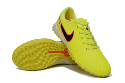 Nike Tiempo Legend 10 Academy TF Football Shoes - Yellow/Electric Green/Hot Pink