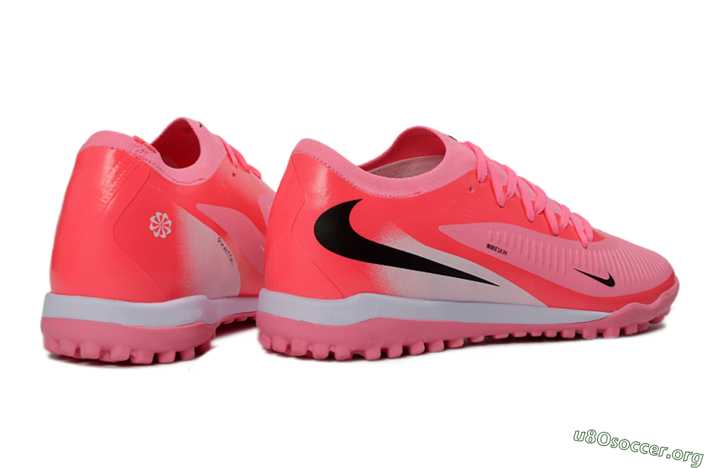 Nike Phantom 6 Elite Low TF Football Shoes - Pink/Neon Pink/Black 6
