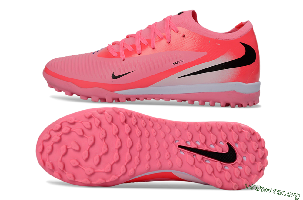 Nike Phantom 6 Elite Low TF Football Shoes - Pink/Neon Pink/Black 1