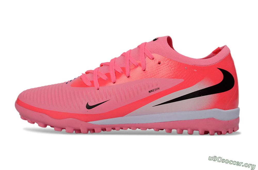 Nike Phantom 6 Elite Low TF Football Shoes - Pink/Neon Pink/Black 3