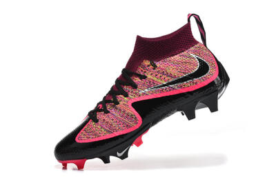 Nike Magista Obra FG Football Boots - Black/Bright Pink/Crimson Red