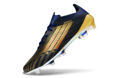 Dembélé x Adidas F50 Elite FG Football Boots - Navy/Gold Rush/Shimmering Ocean