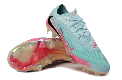 Nike Phantom 6 Elite Low FG Football Boots - Aqua/Coral Pink/Soft Mint