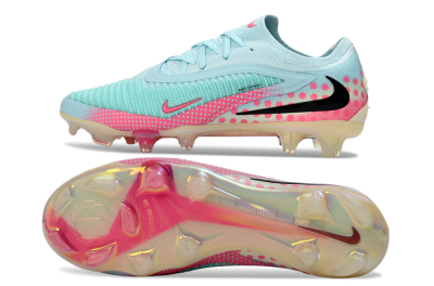 Nike Phantom 6 Elite Low FG Football Boots - Aqua/Coral Pink/Soft Mint