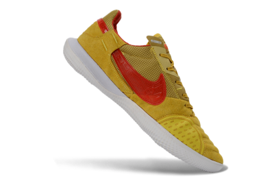 Nike Street Gato IC Football Shoes - Yellow/Solar Yellow/Crimson Red