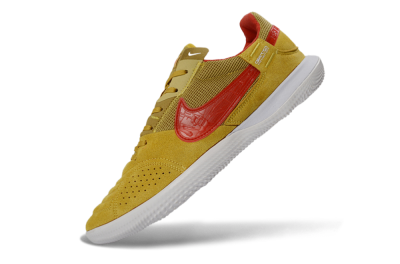 Nike Street Gato IC Football Shoes - Yellow/Solar Yellow/Crimson Red