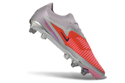 Nike Phantom 6 Elite Low SG Football Boots - Pink/Electric Orange/Silver