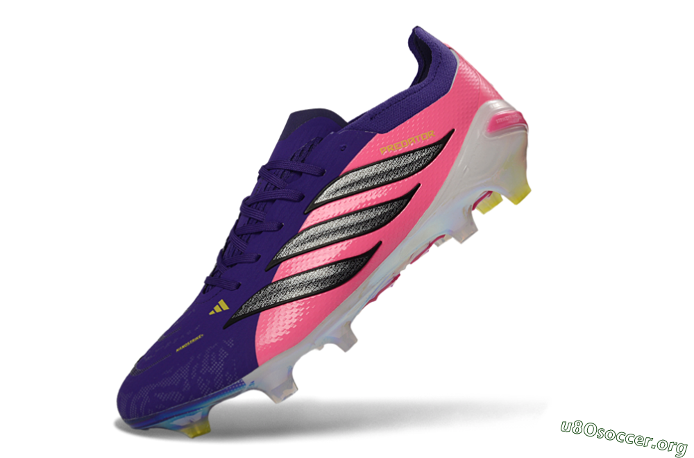 Adidas Predator 26 Elite FG Football Boots - Purple/Vibrant Pink/Black 5