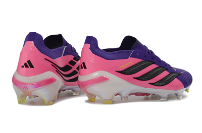 Adidas Predator 26 Elite FG Football Boots - Purple/Vibrant Pink/Black